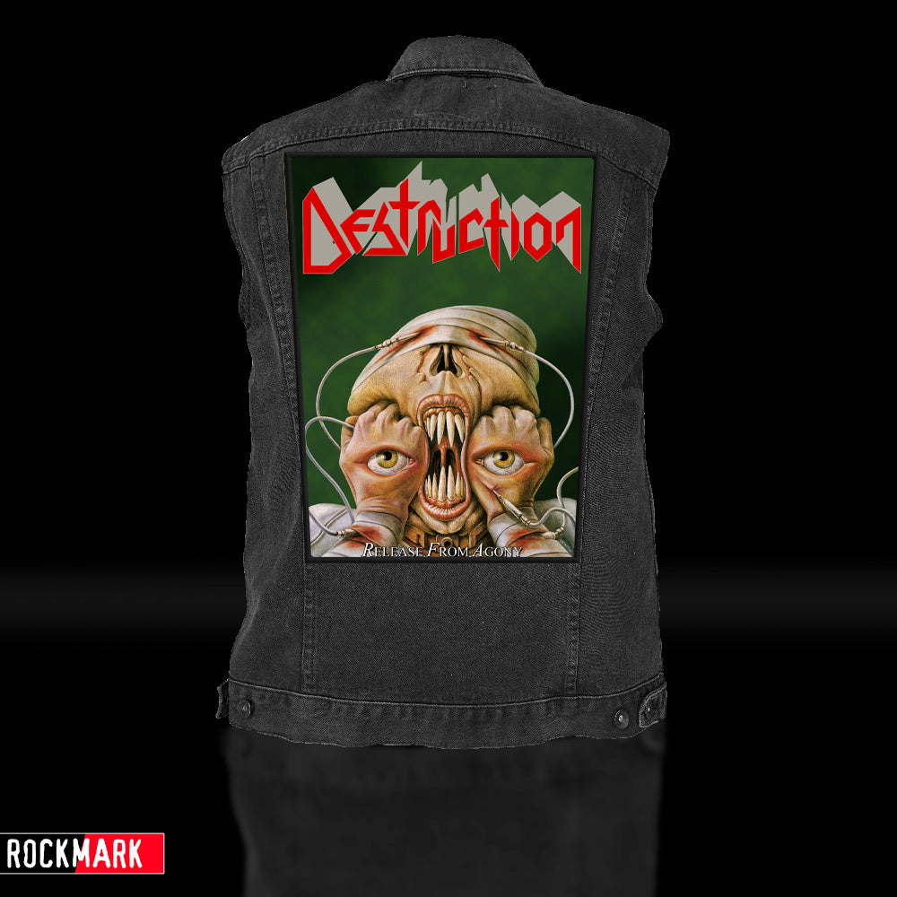 DESTRUCTION Release From Agony Printed Backpatch – RockMark Merchandise