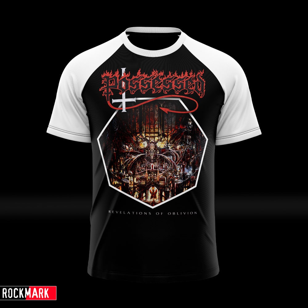 Possessed Revelations of Oblivion Raglan Shirt RockMark Merchandise